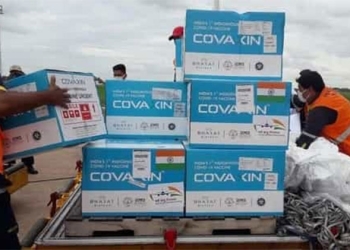 india sent 1 lakh doses of covaxin vaccine to Paraguay