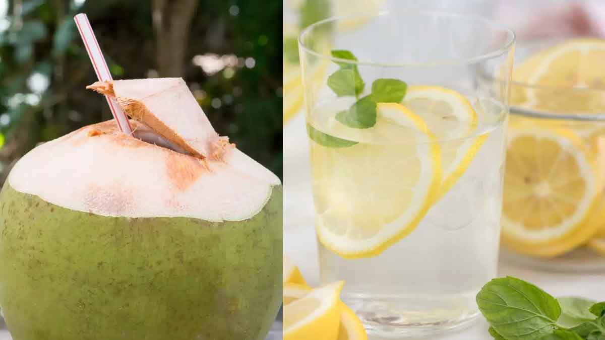 Coconut Water Or Lemon Water which one is better to drink in summer